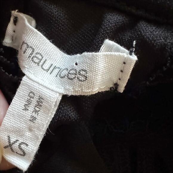 Maurices Love Lace Lined Halter Top Women's Sz XS Black Witchy Whimsigoth Goth - Picture 10 of 12